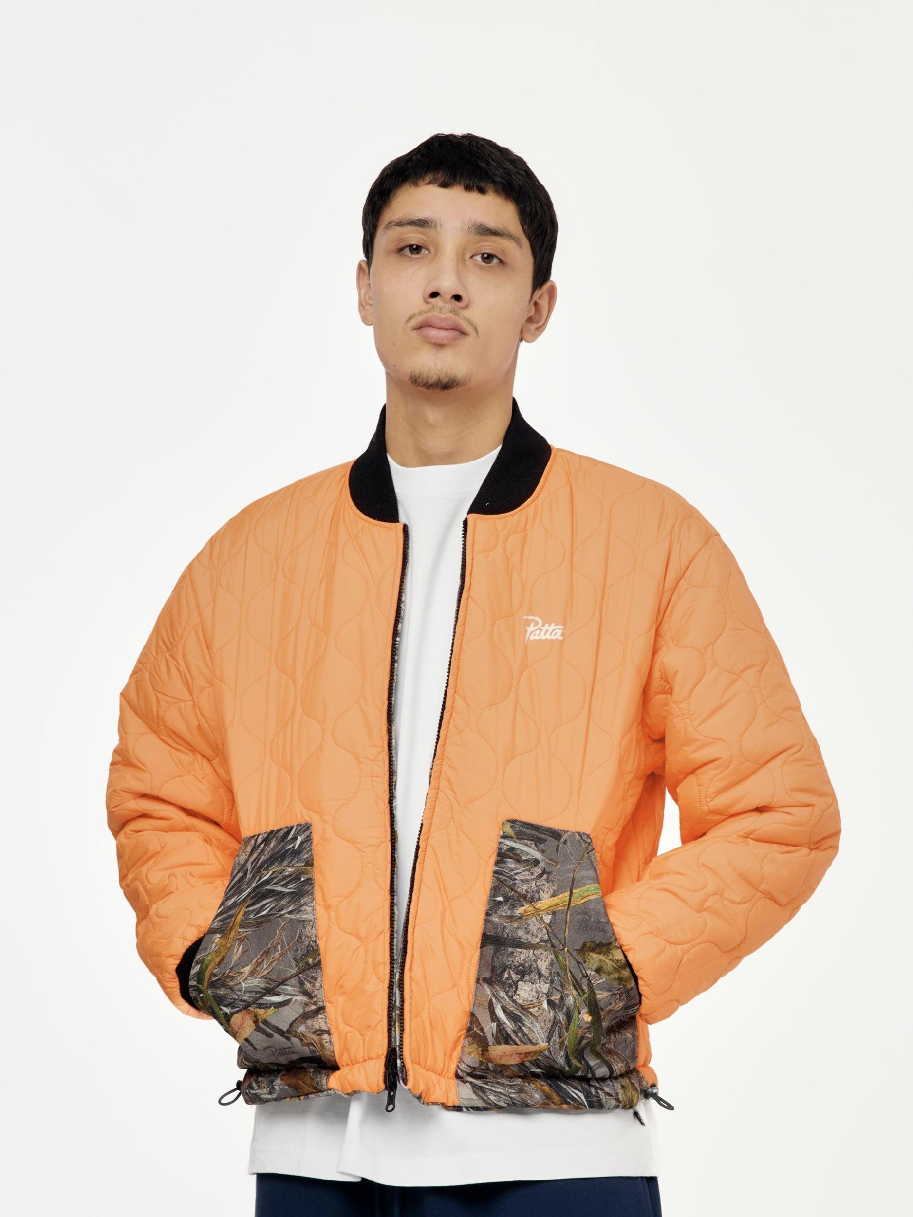 Reversible Canvas Bomber Jacket (Nature Print) Product Image