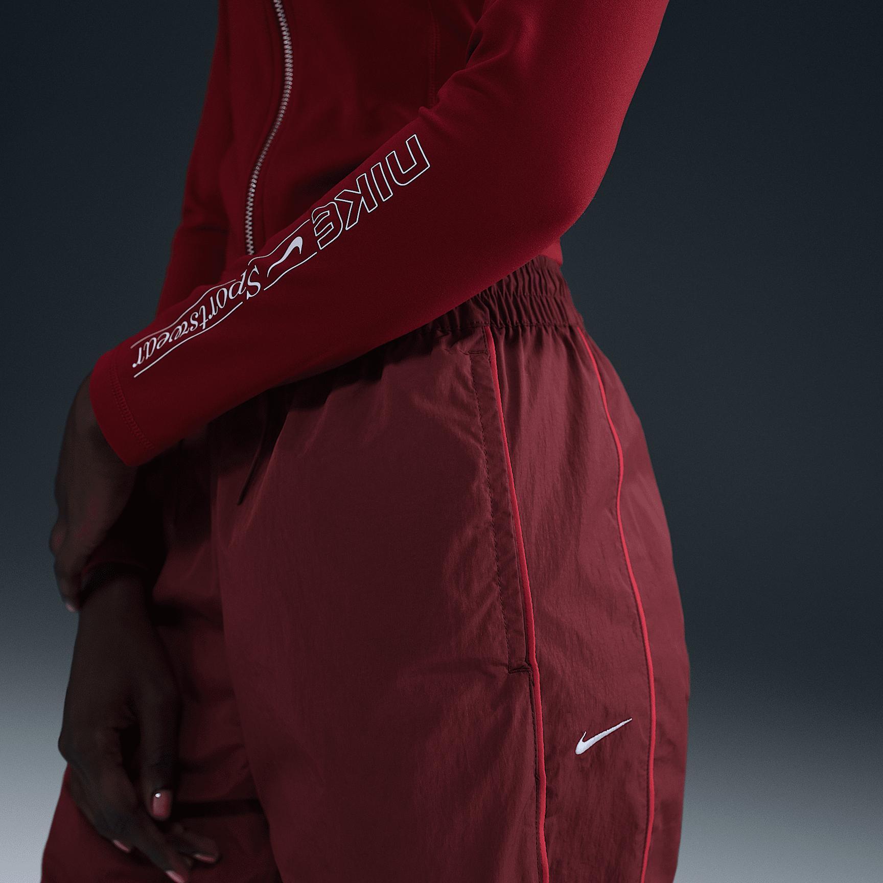 Nike Women's Windrunner High-Waisted Woven Open-Hem Pants Product Image