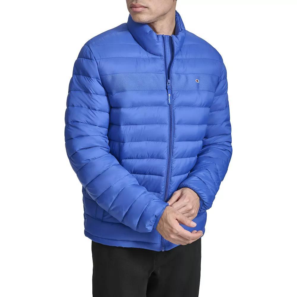 Men's Champion® Packable Puffer Jacket, Size: XL, Blue Product Image