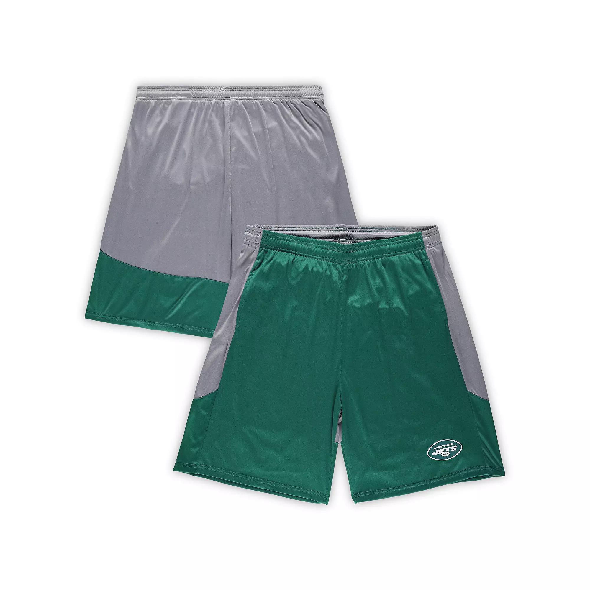 Men's Fanatics Green New York Jets Big & Tall Team Logo Shorts, Size: 5XLT Product Image