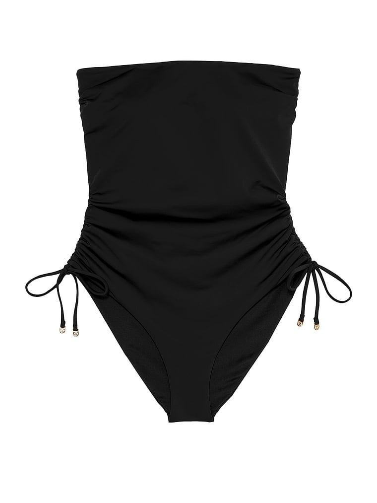 Essential Strapless Ruched One-Piece Swimsuit Product Image