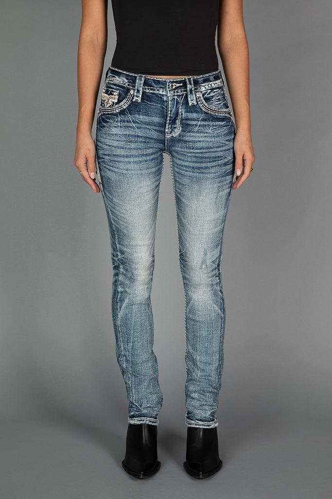 Edaline Straight Jeans Product Image