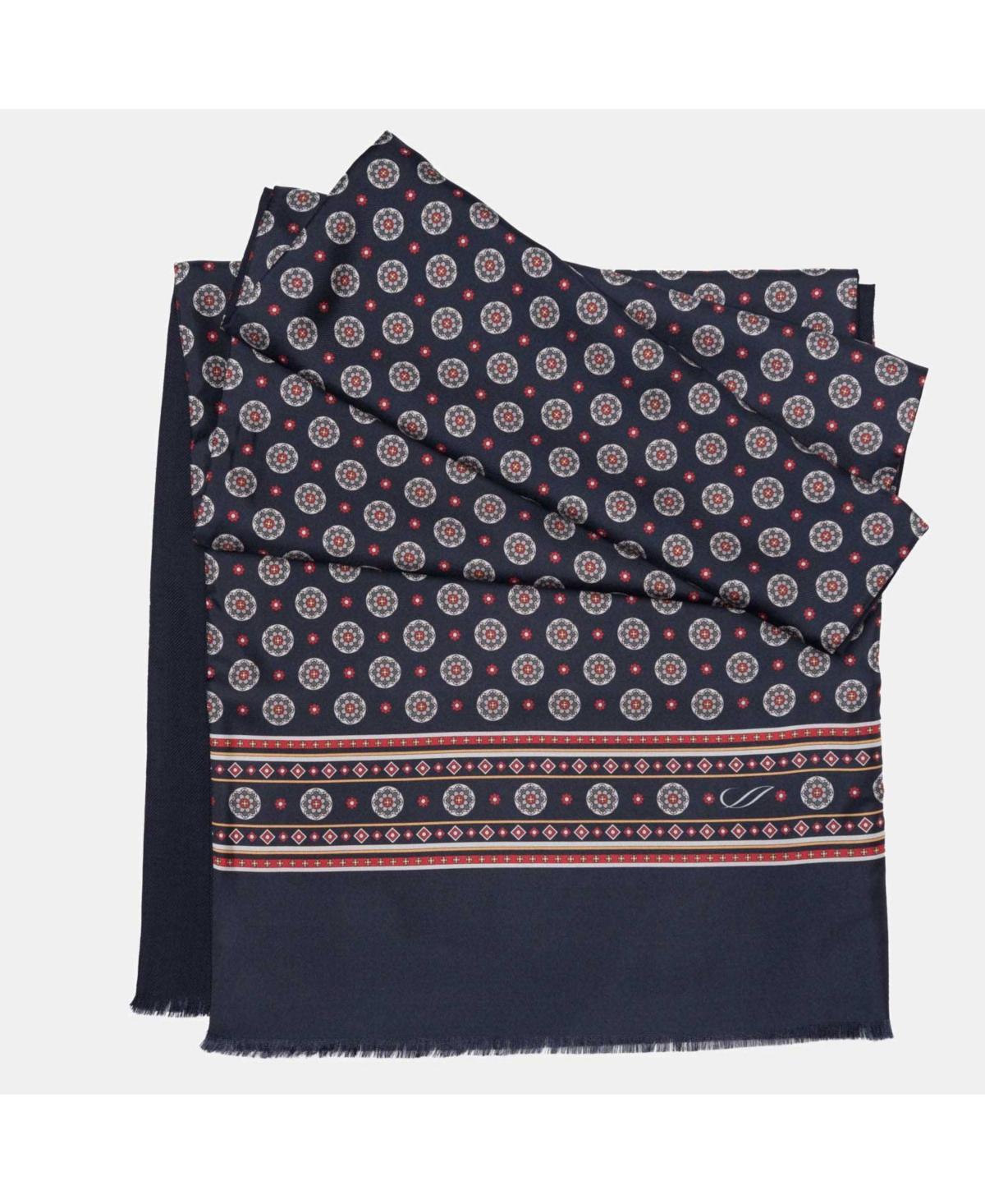 Elizabetta Esmeralda - Silk Scarf/Shawl for Women in Midnight Blue And Gold at Nordstrom Product Image