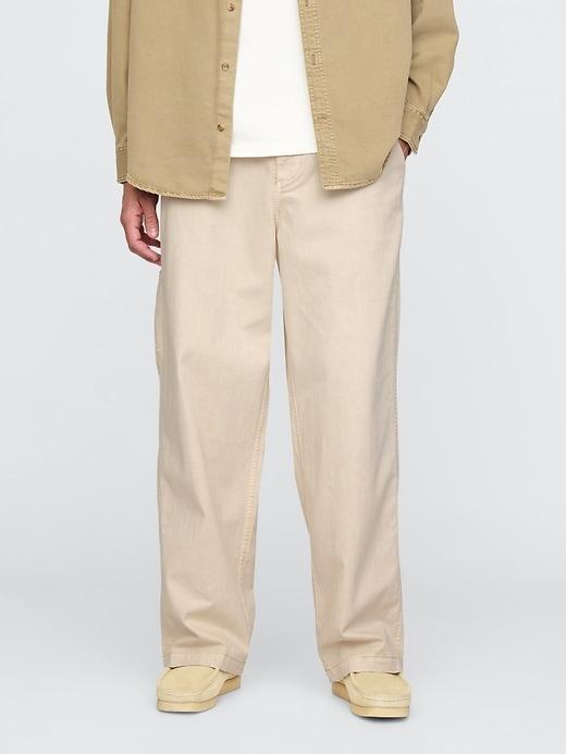 Relaxed Twill Utility Khakis Product Image