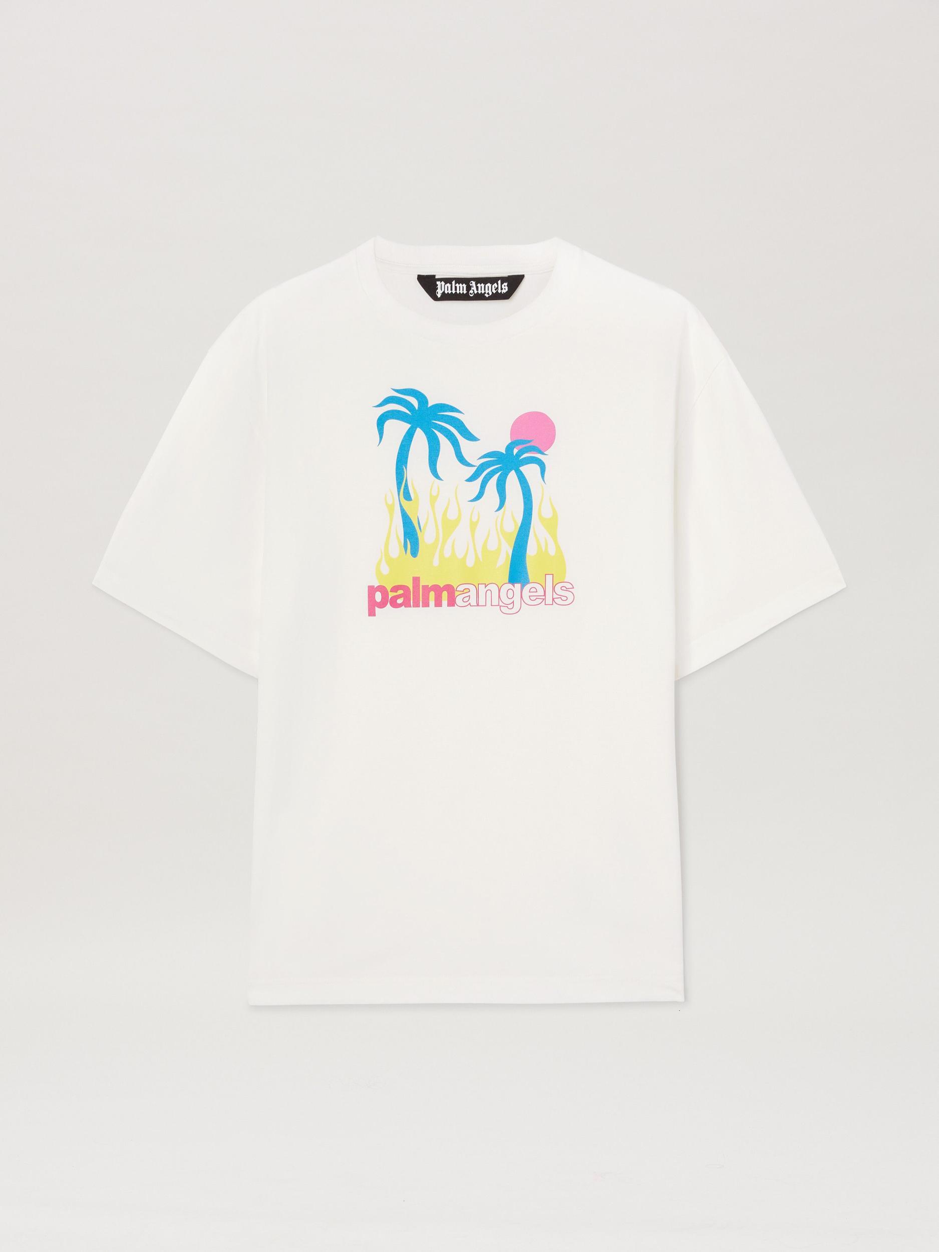 BURNING OASI SLIM TEE OFF WHITE - MULTIC Product Image