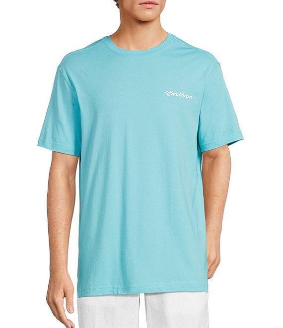 Caribbean Big & Tall Beach Barrel Short Sleeve Graphic T-Shirt Product Image