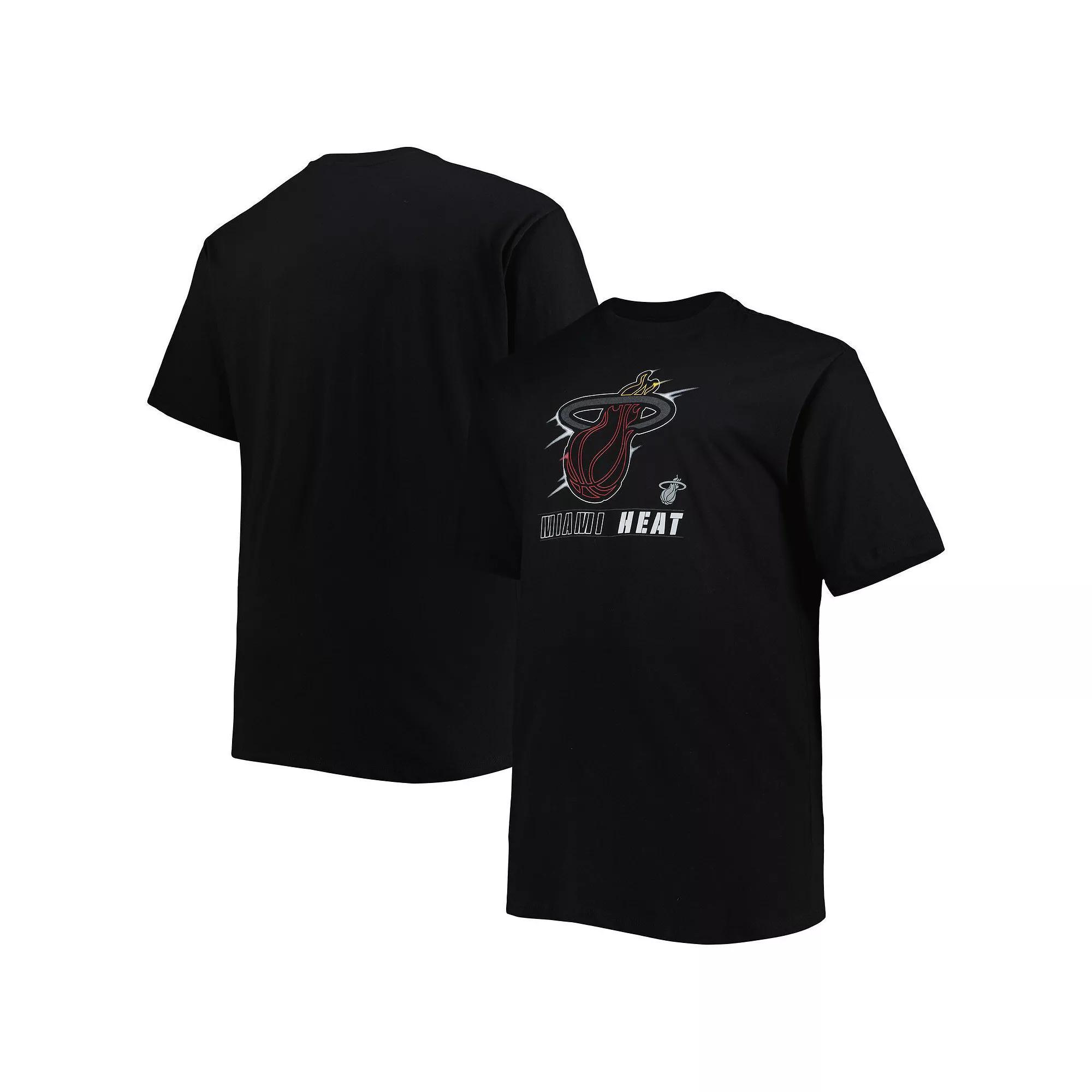 Mens Miami Heat Big & Tall Heart & Soul T-Shirt Product Image
