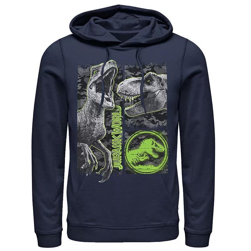 Men's Pink Panther Kanji Portrait Logo Graphic Hoodie, Size: Medium, Blue Product Image
