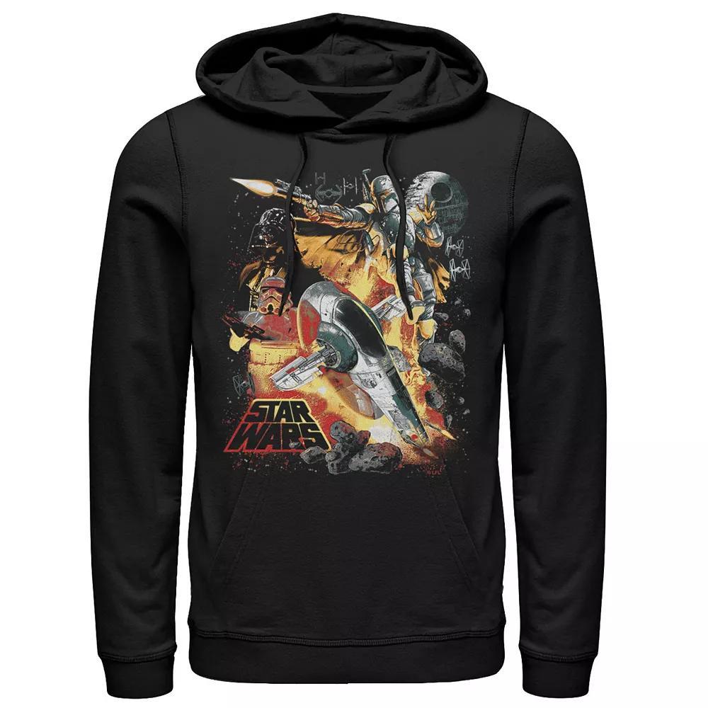 Men's Star Wars Force Hunter Hoodie, Size: Small, Black Product Image