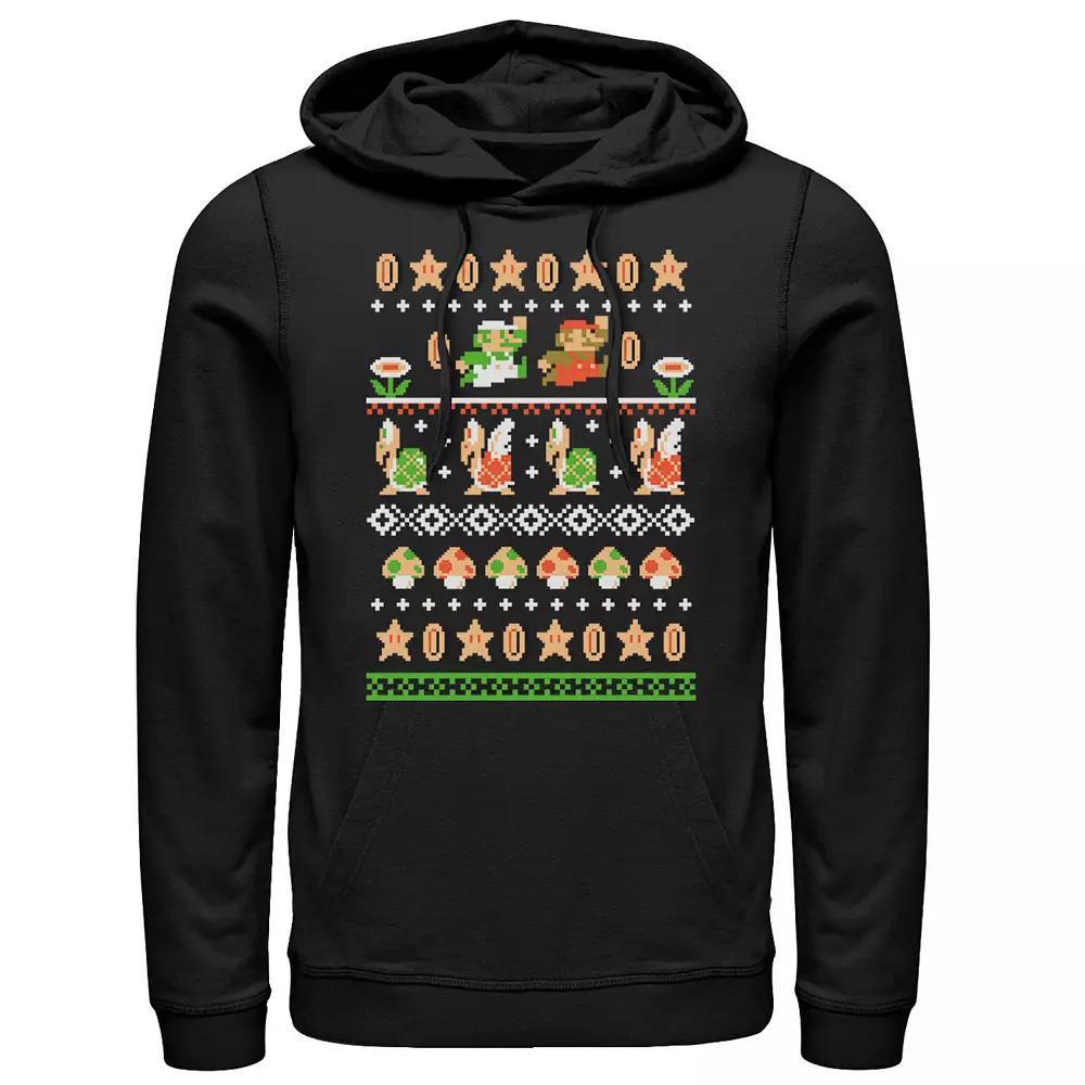 Men's Star Wars The Mandalorian The Child Triangle Galaxy Touch Graphic Hoodie, Size: XL, Black Product Image