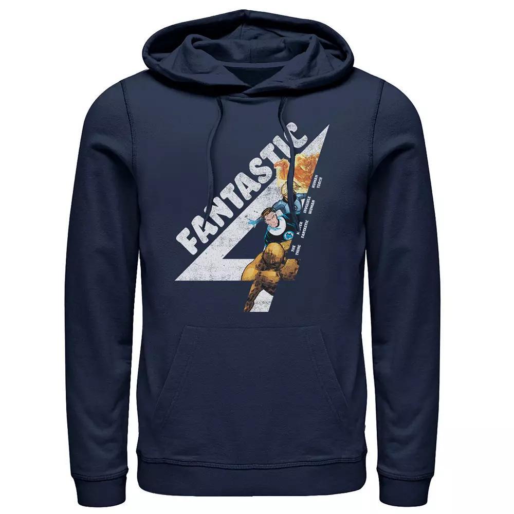 Mens Nickelodeon SpongeBob SquarePants Bob Esponja Happy Group Shot Graphic Hoodie Athletic Grey Product Image