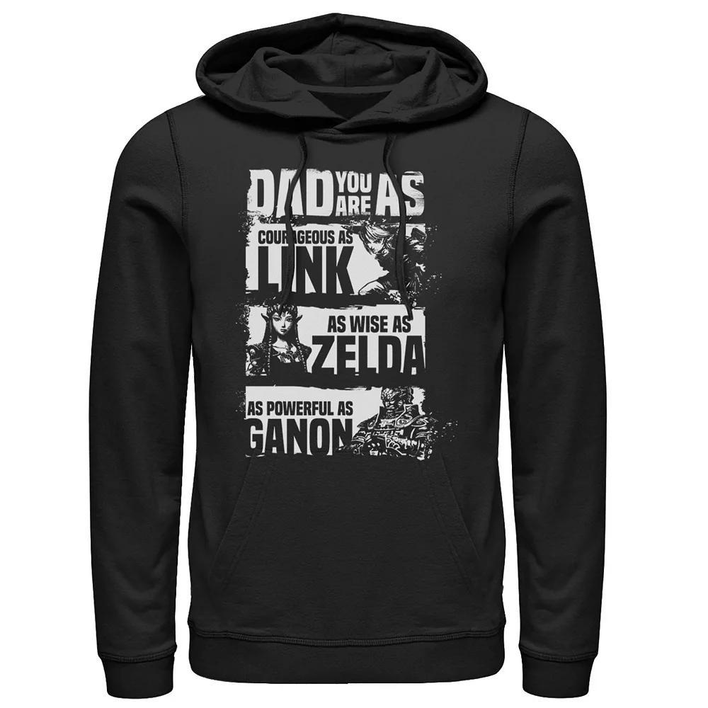 Men's Nintendo Legend Of Zelda Dad Relates To Game Hoodie, Size: Small, Black Product Image