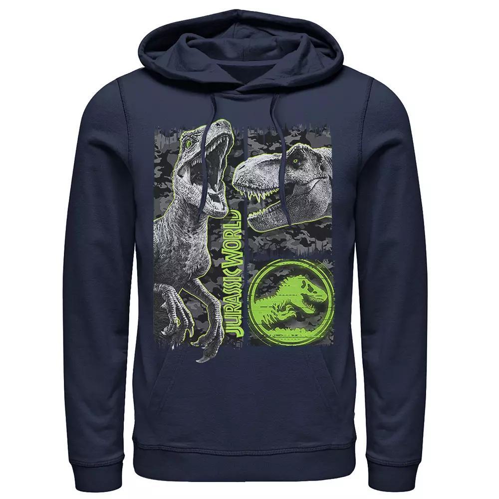 Men's Pink Panther Kanji Portrait Logo Graphic Hoodie, Size: Medium, Blue Product Image