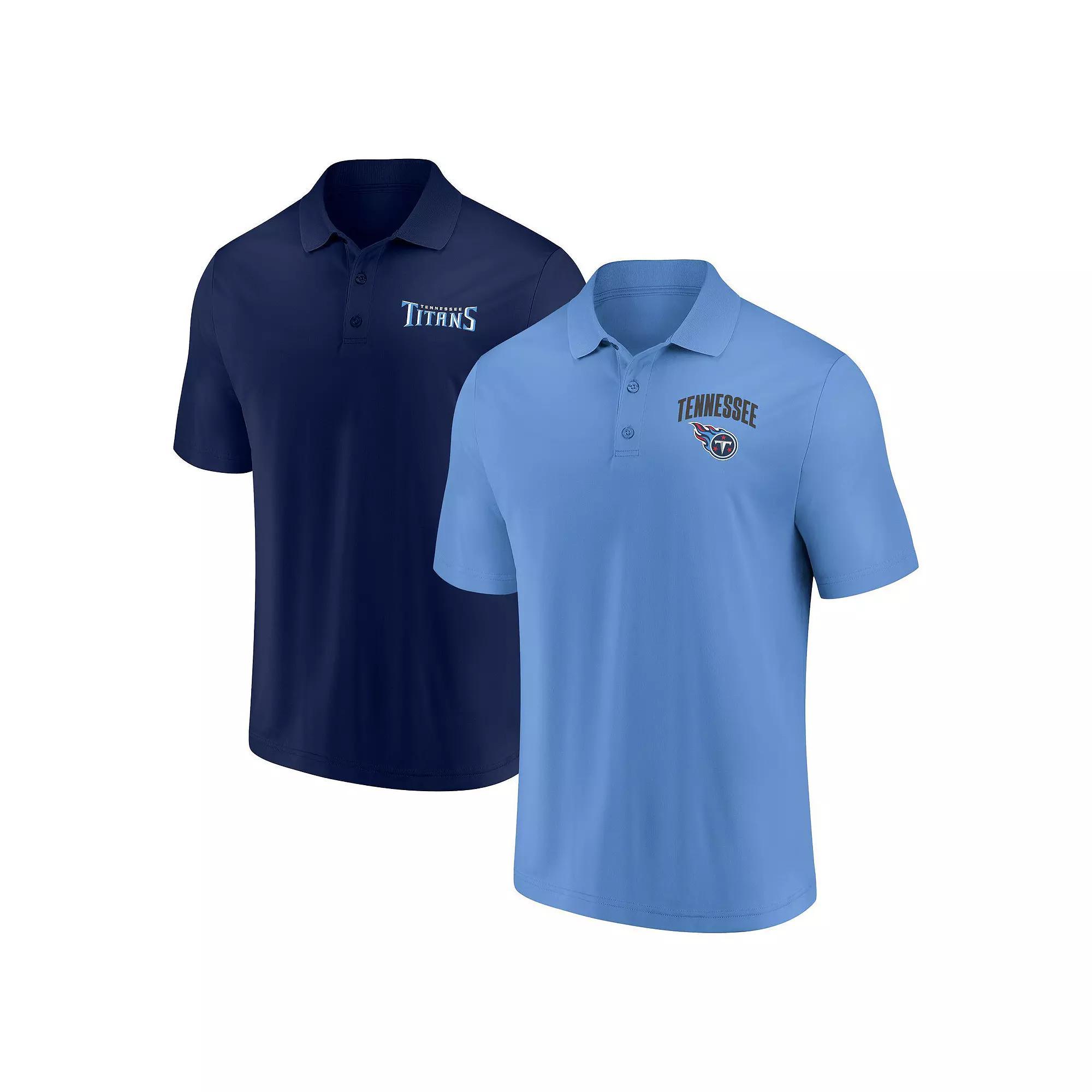 Men's Fanatics Denver Broncos Lockup Two-Pack Polo Set, Size: Small, Blue Product Image