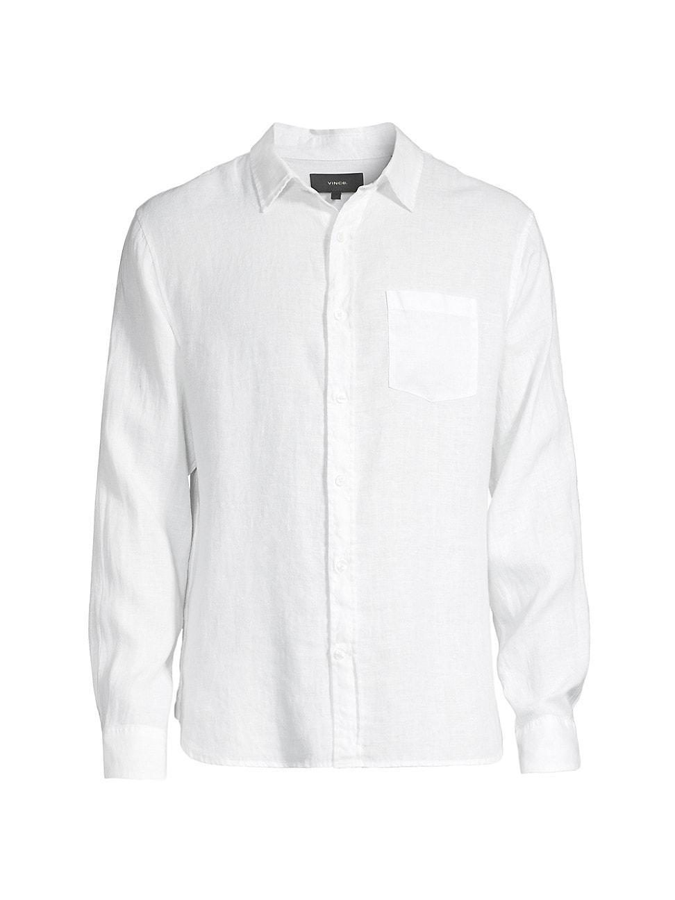 Mens Linen Sport Shirt Product Image