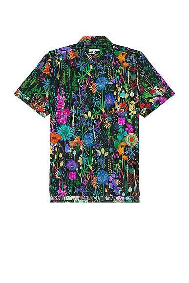 Engineered Garments Camp Shirt Orange,Teal. (also in M). Product Image