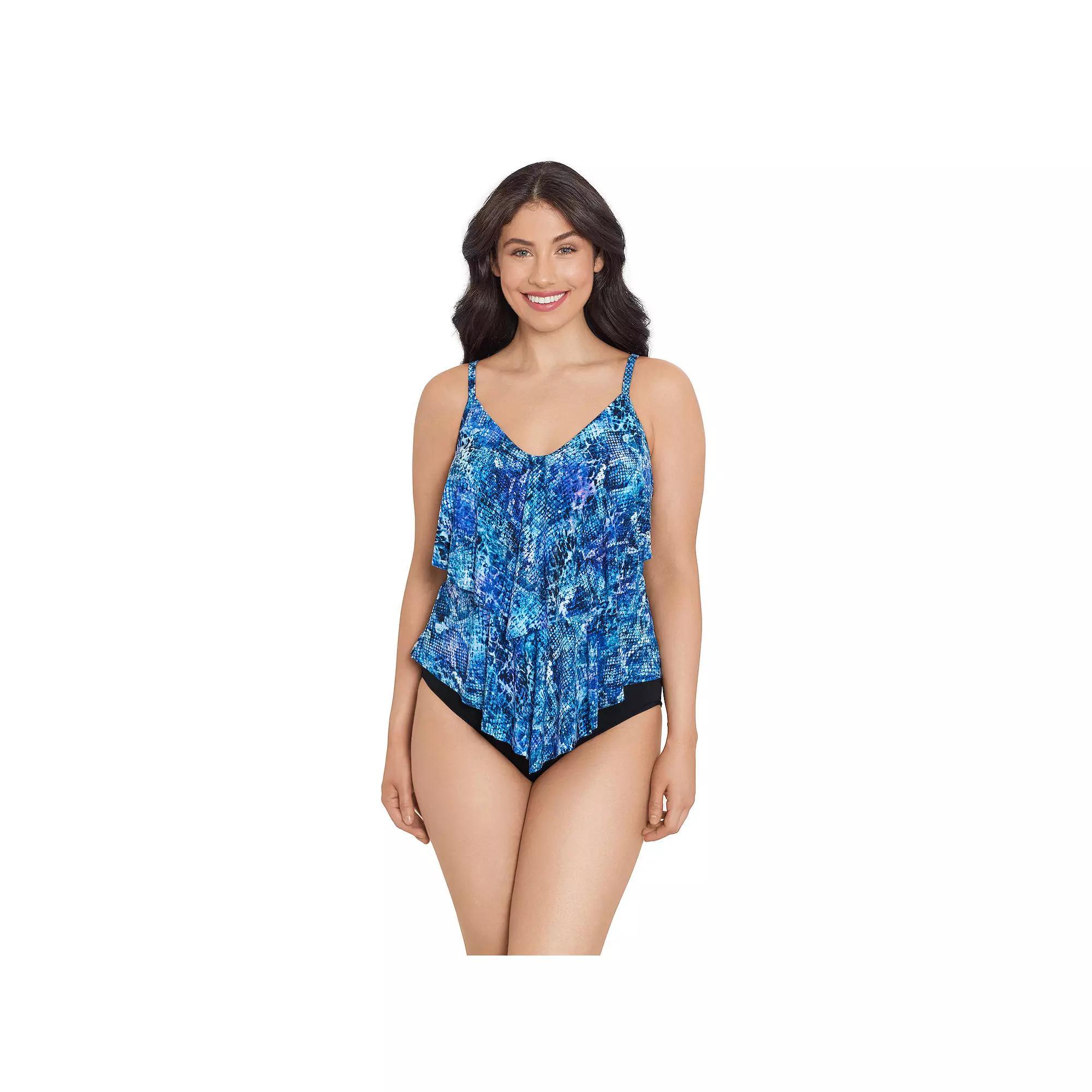 Women's Trimshaper Ronnie Tankini Top, Size: 18, Side Wider Product Image