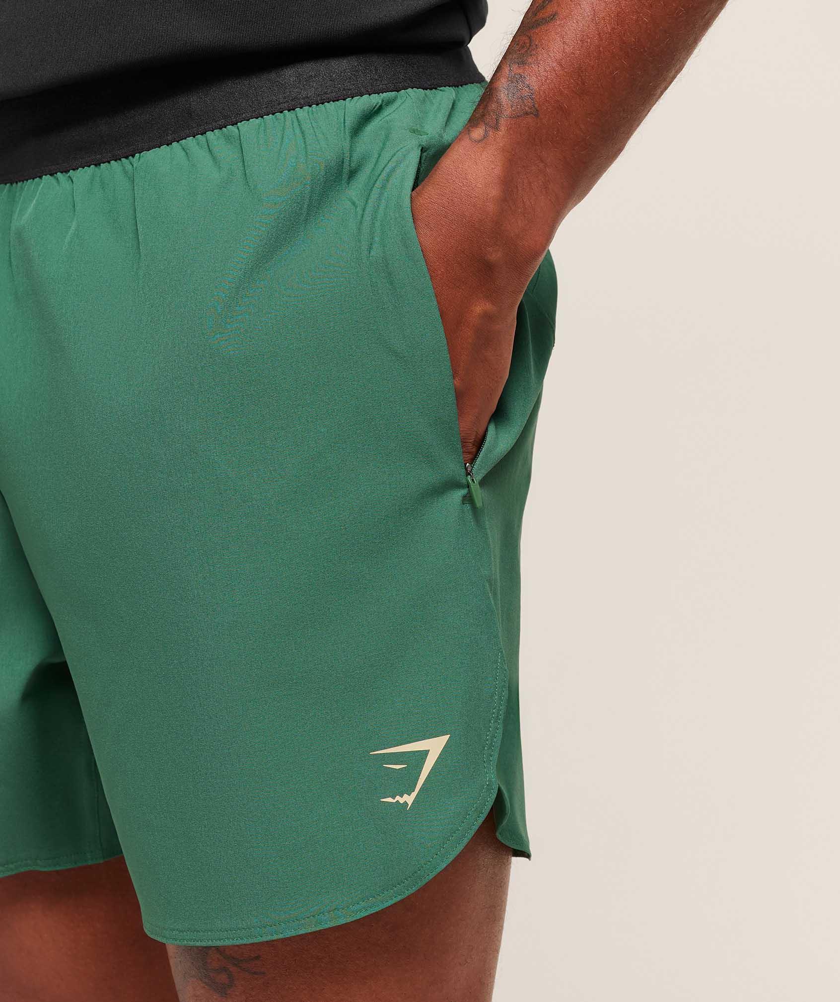 Gymshark Fit Repeat 6" Shorts - Lift Green Male Product Image