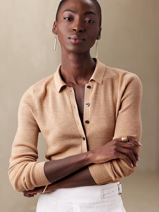 Ella Sweater Polo Product Image