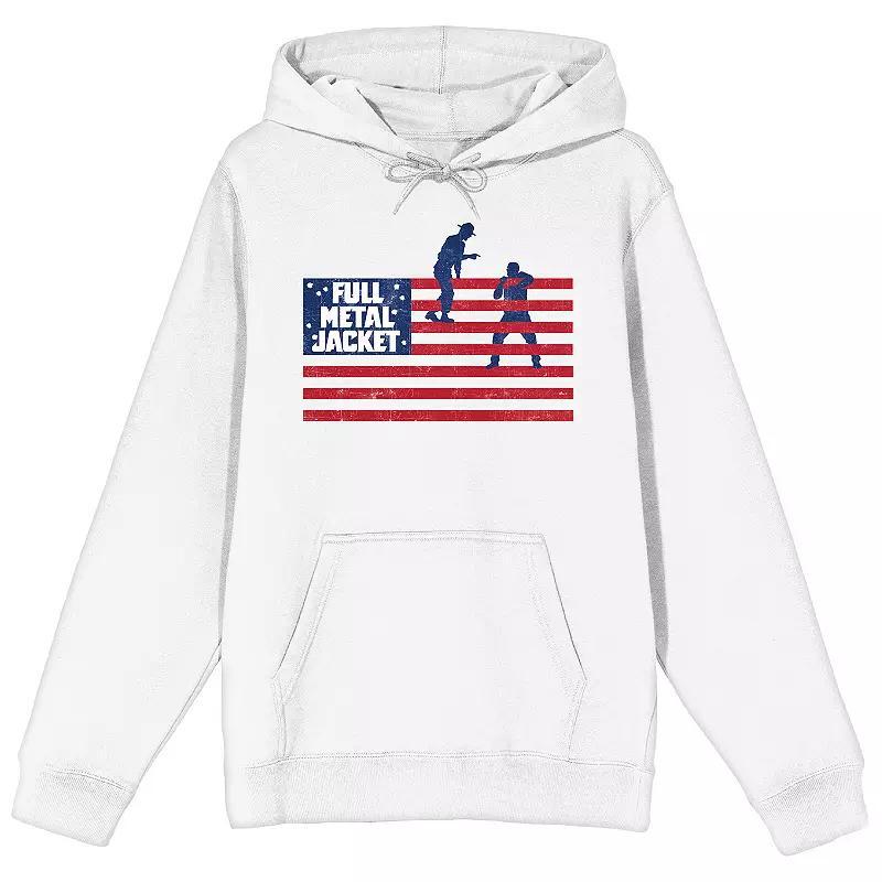 Mens Full Metal Jacket US Flag Hoodie Product Image