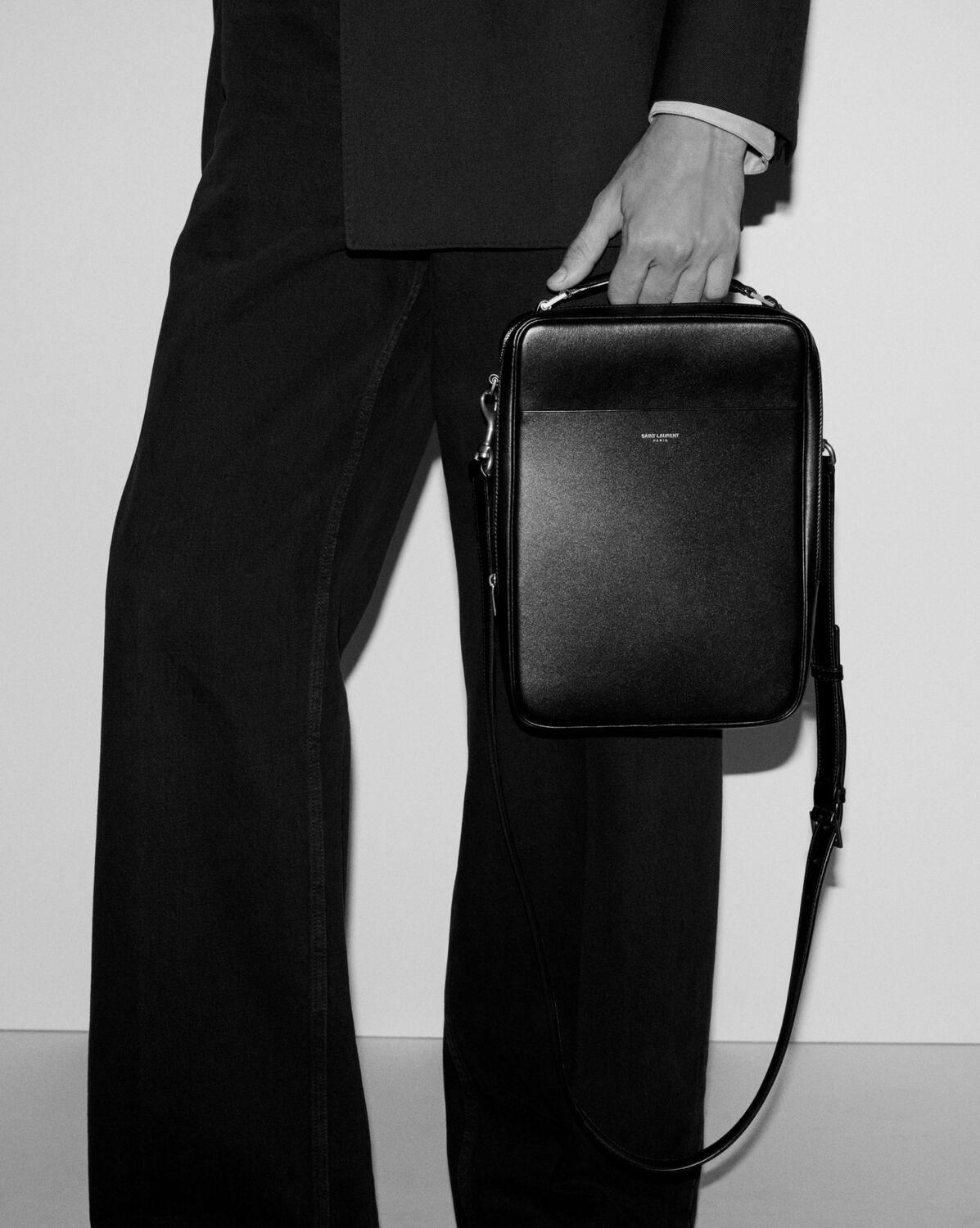 saint laurent small case in smooth leather Product Image