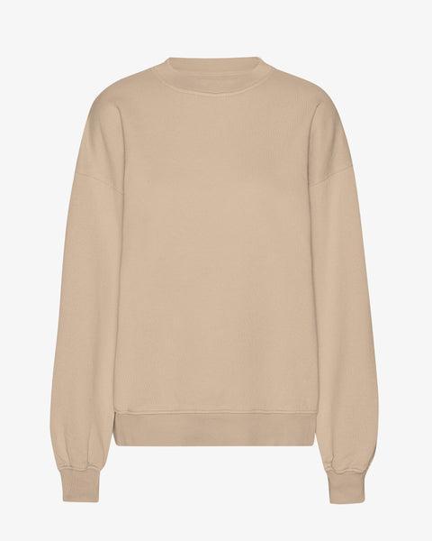 Organic Oversized Crew - Oyster Grey Product Image