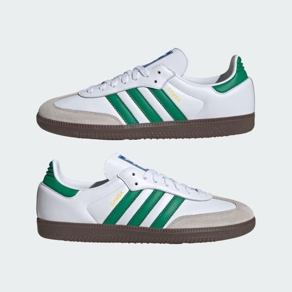 adidas Samba OG Sneaker in Collegiate Green/cream White at Nordstrom, Size 14 Women's Product Image