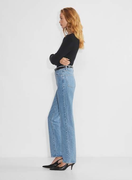 rowan super hi-rise straight jean Product Image