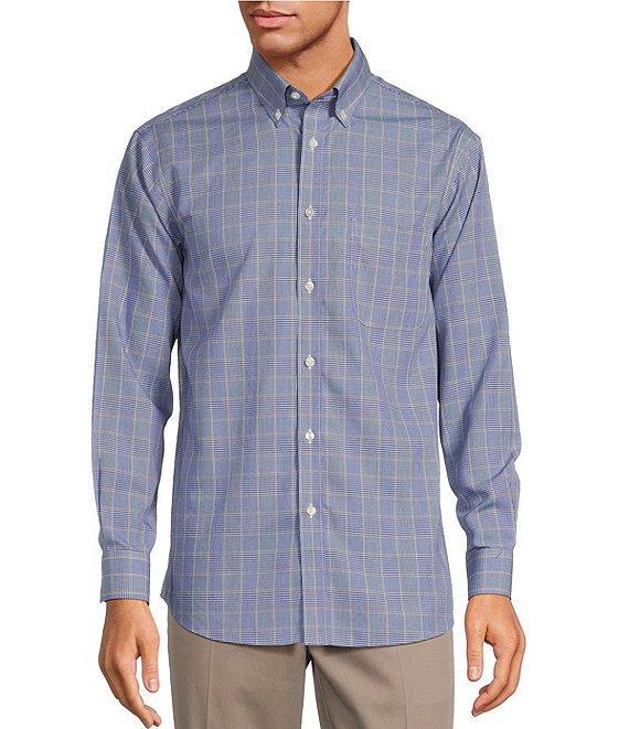 Gold Label Roundtree & Yorke Big & Tall Non-Iron Plaid Sport Shirt Product Image