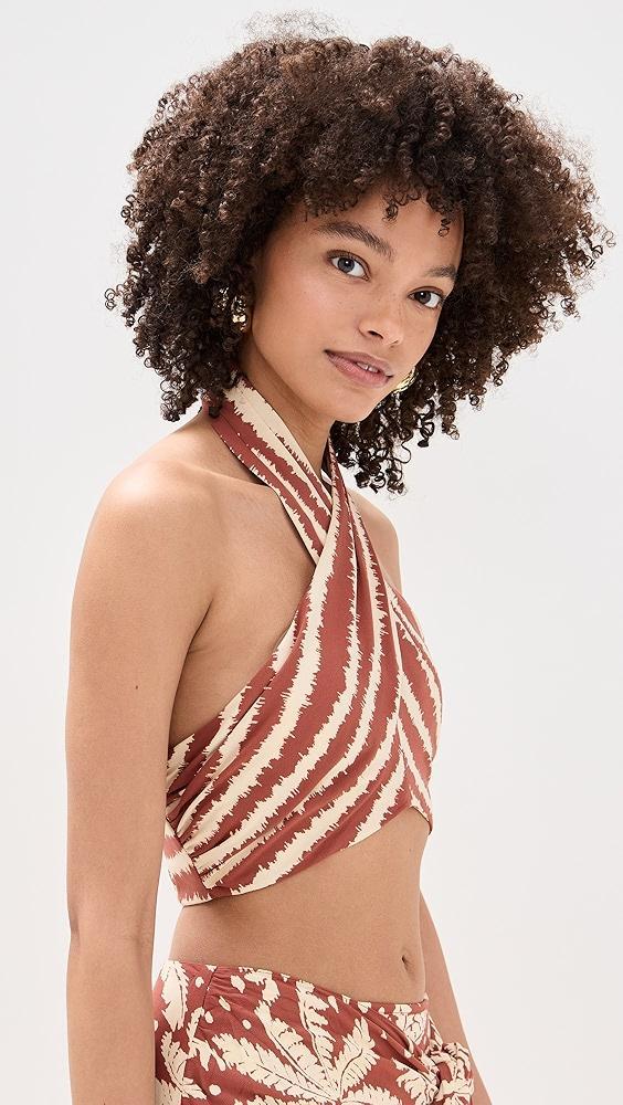 Dress To Crossover Crepe Top | Shopbop Product Image