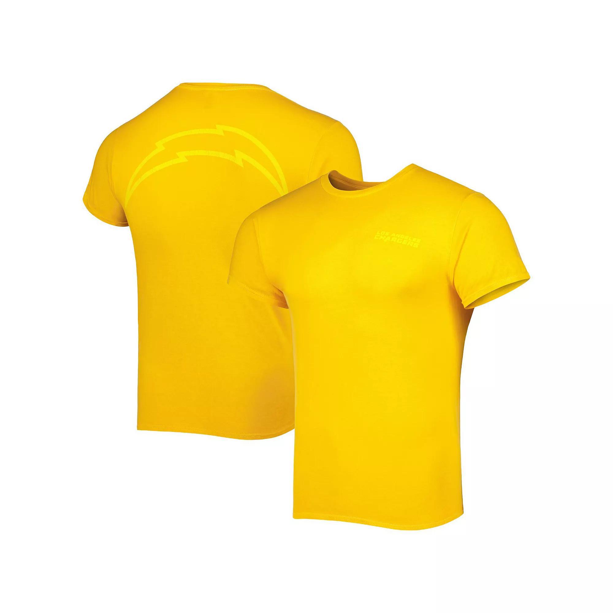 Men's '47 Gold Los Angeles Chargers Fast Track Tonal Highlight T-Shirt, Size: 2XL Product Image