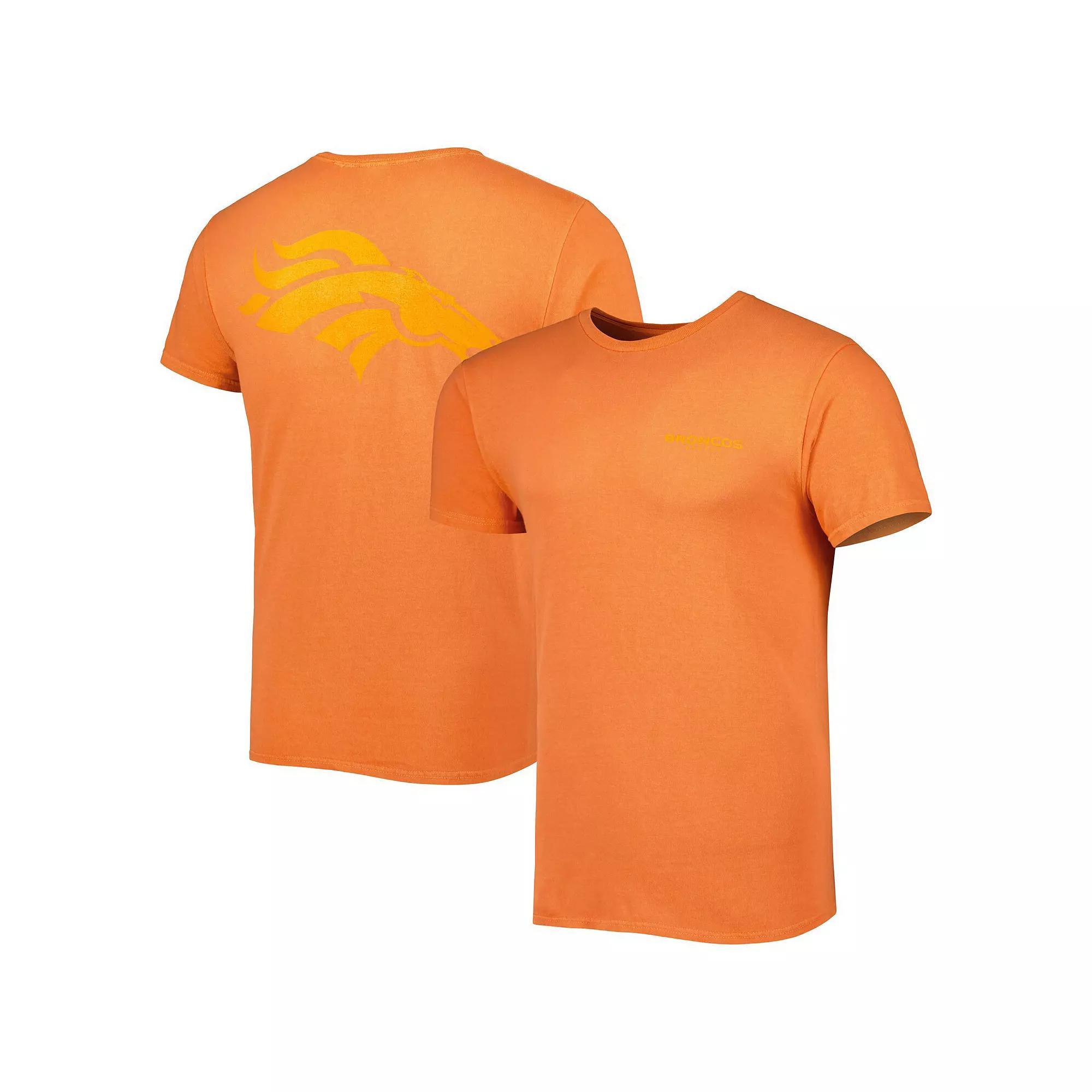 Men's '47 Orange Denver Broncos Fast Track Tonal Highlight T-Shirt, Size: Small Product Image