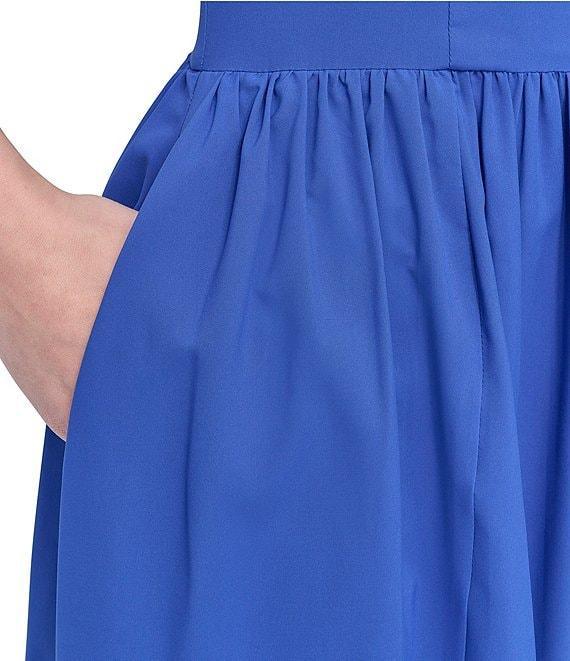 DKNY by Donna Karan Sleeveless Drop Waist Bubble Hem Midi Dress Product Image