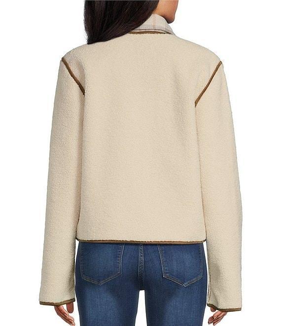 Westbound Reversible Collarless Button Front Jacket Product Image