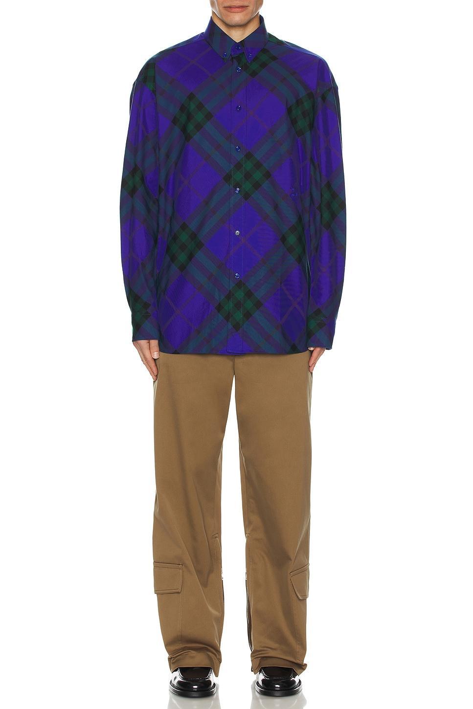 Long Sleeve Check Pattern Shirt Product Image