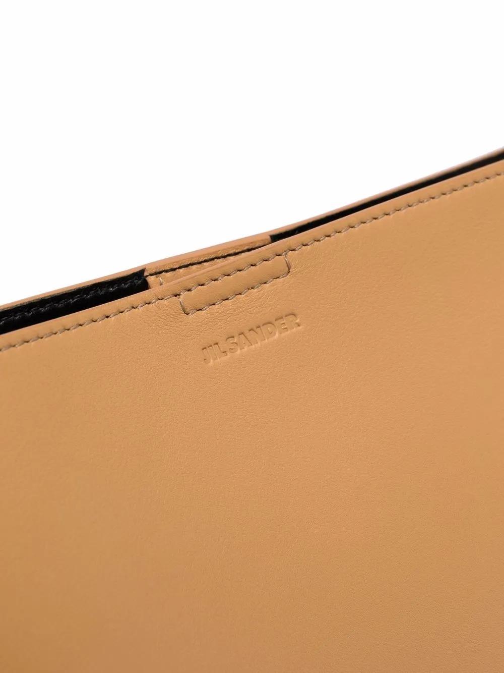 Tangle embossed-logo leather bag Product Image