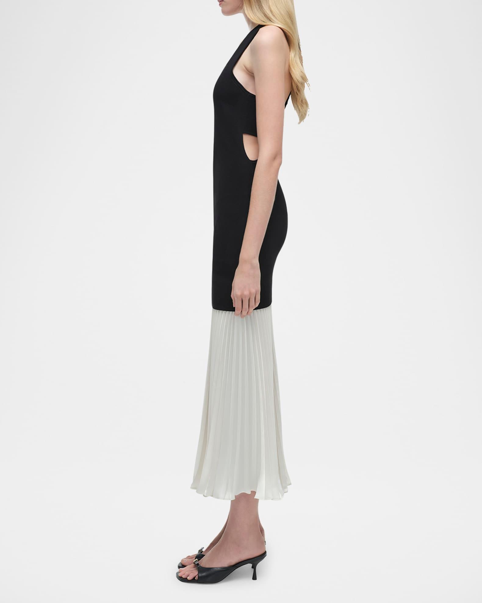Zaden Sleeveless Combo Midi Dress Product Image