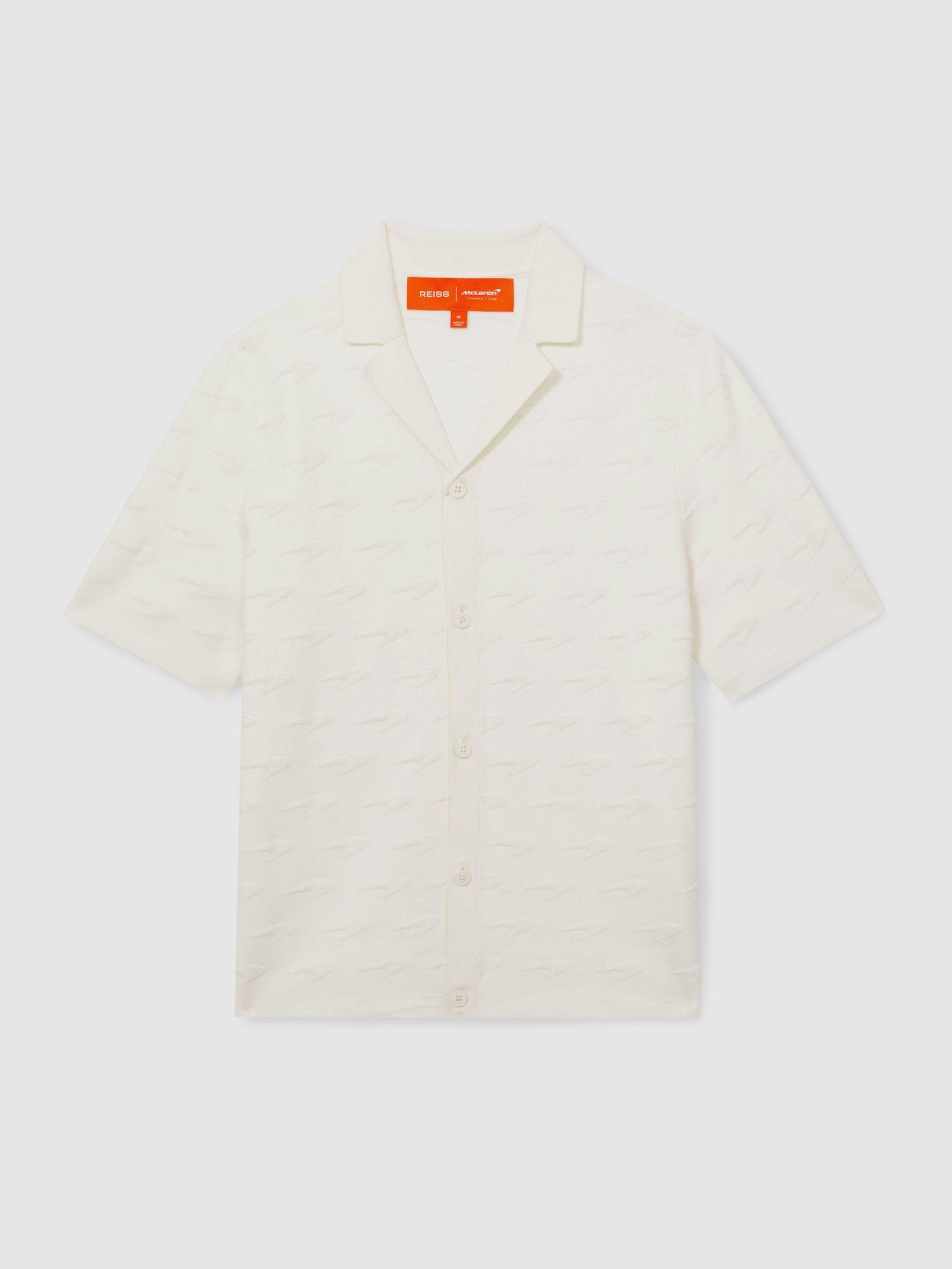 McLaren F1 Team Speedmark Knit Shirt in White Product Image