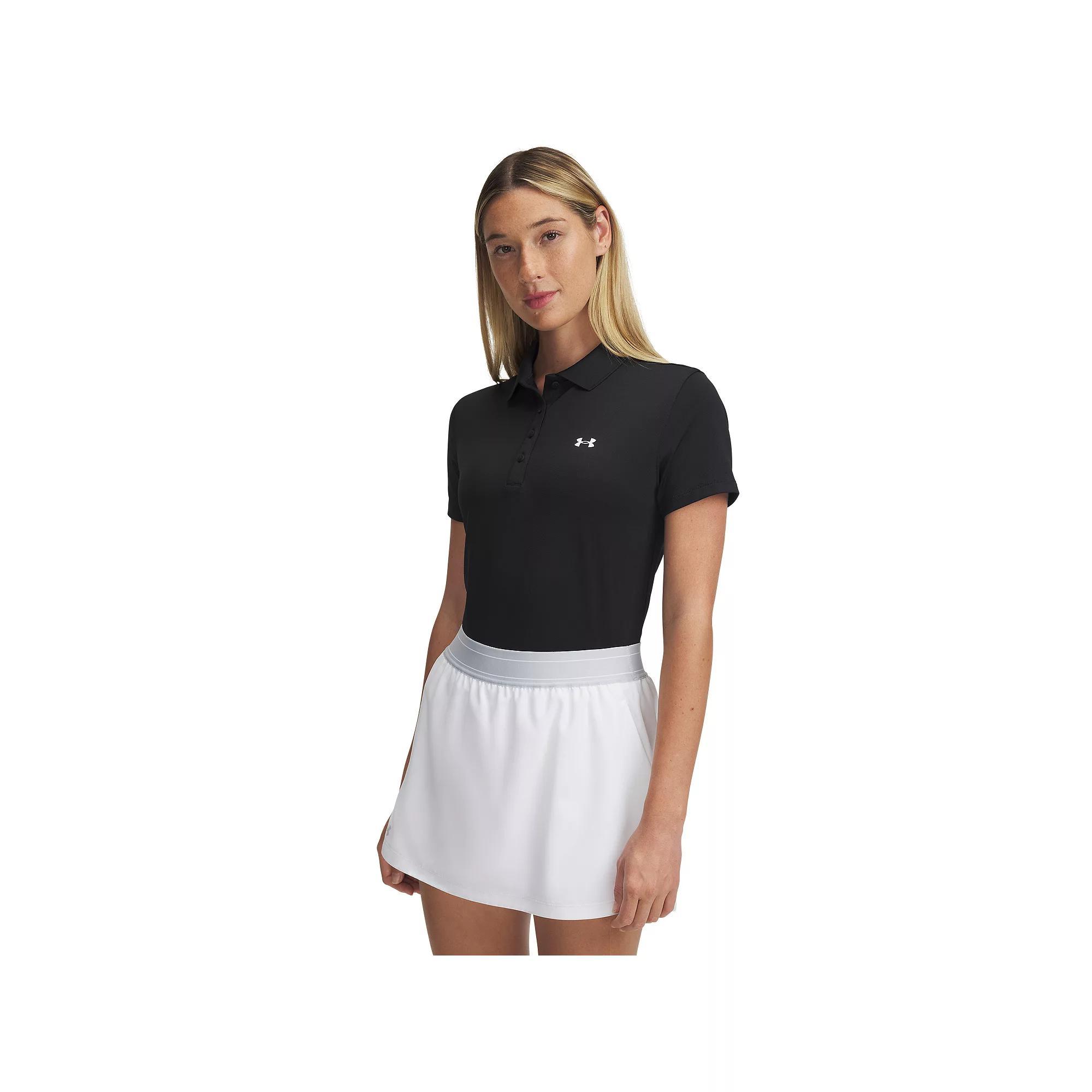 Women's Under Armour Active Short Sleeve Polo, Size: XXL, Prime Pink Product Image