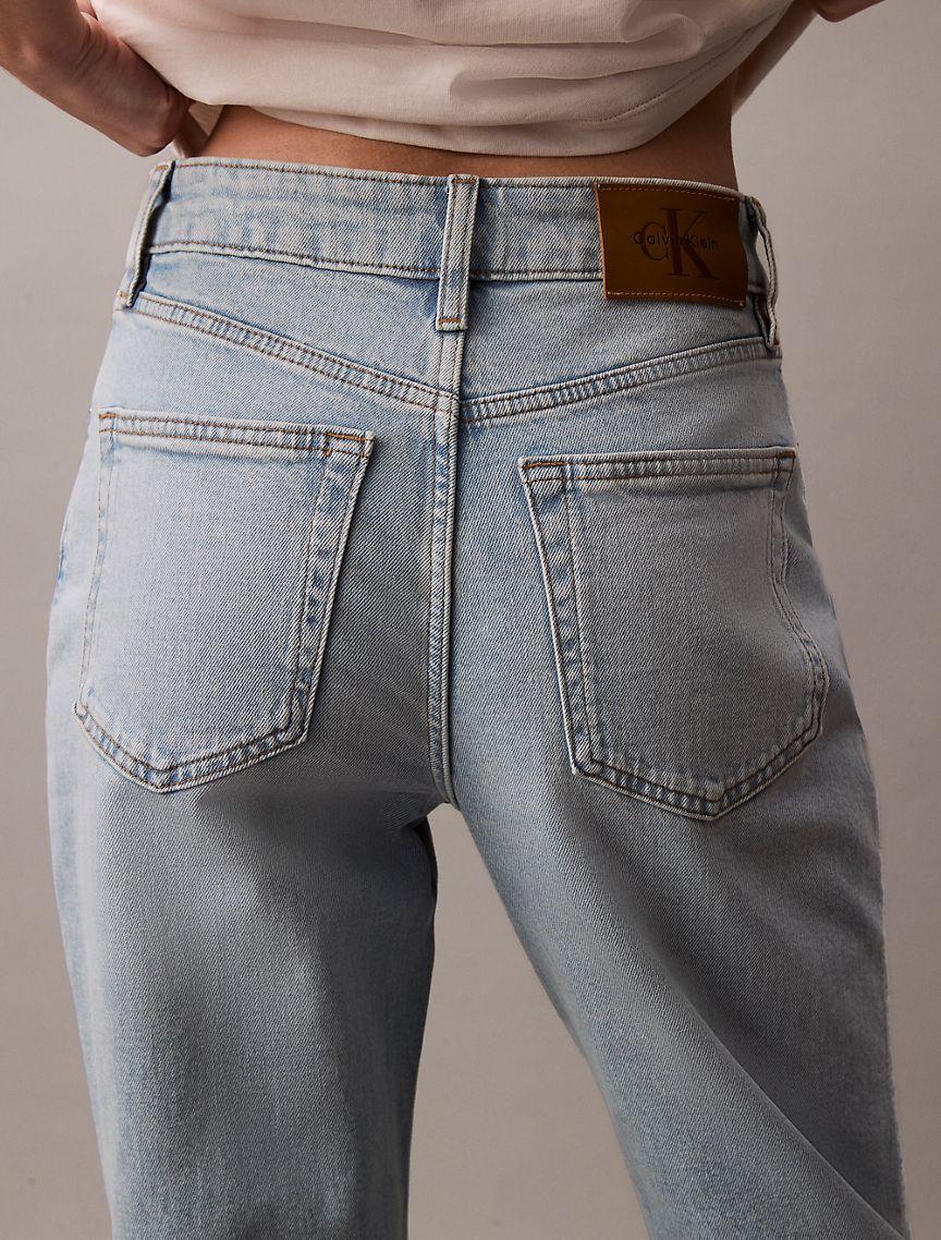 High Rise Straight Jeans Product Image