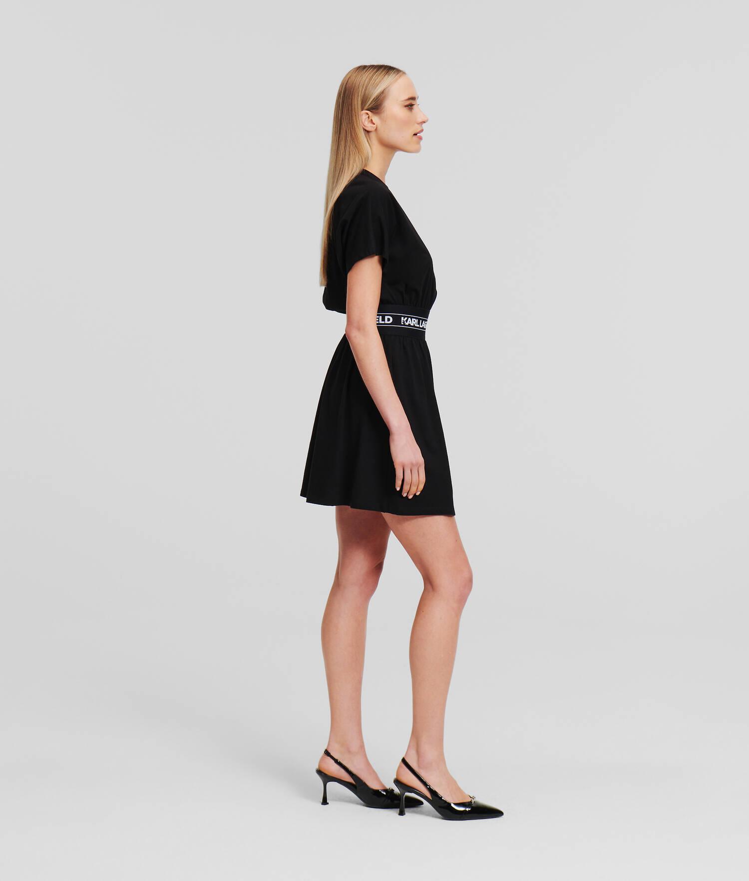 KARL LOGO TAPE T-SHIRT DRESS Product Image
