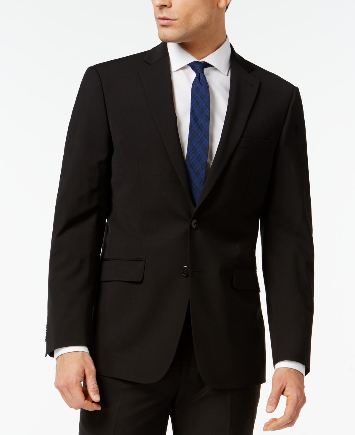 Calvin Klein Men's Slim Fit Navy Suit Jacket - Blue - 40 short Product Image