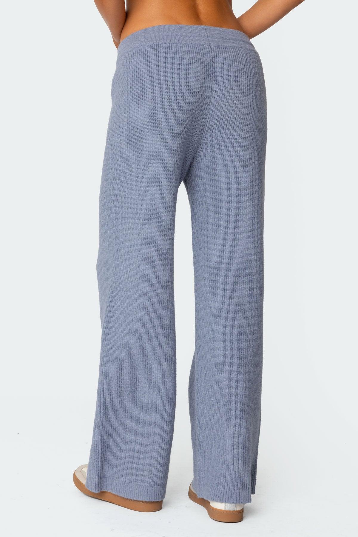 Kris Ribbed Knit Sweatpants Product Image