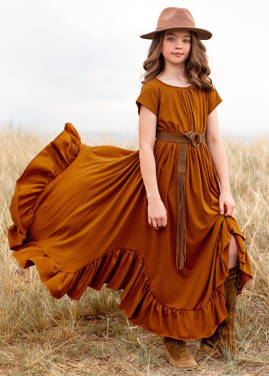 Pilar Dress in Spice Female Product Image