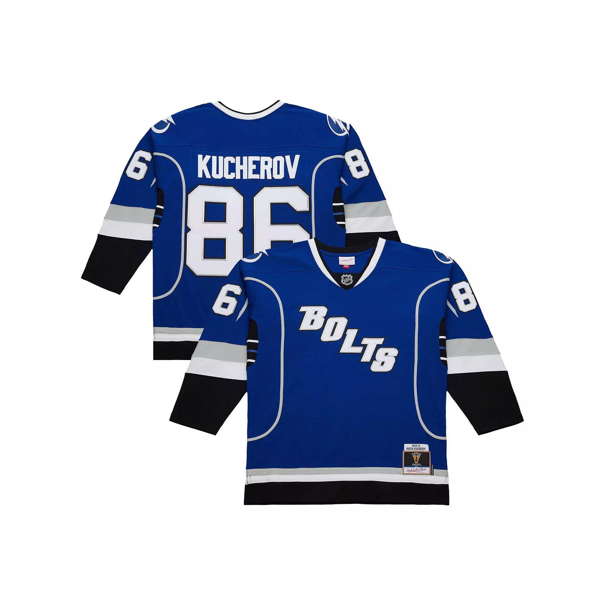 Men's Nikita Kucherov Blue Tampa Bay Lightning 2013-14 Power Play Jersey, Size: 3XL, Lgh Blue Product Image
