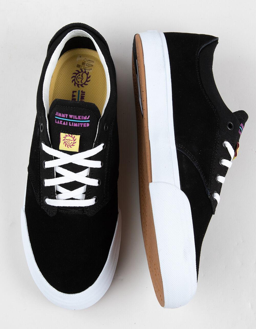 LAKAI Wilkins Mens Shoes - BLK/WHT Product Image