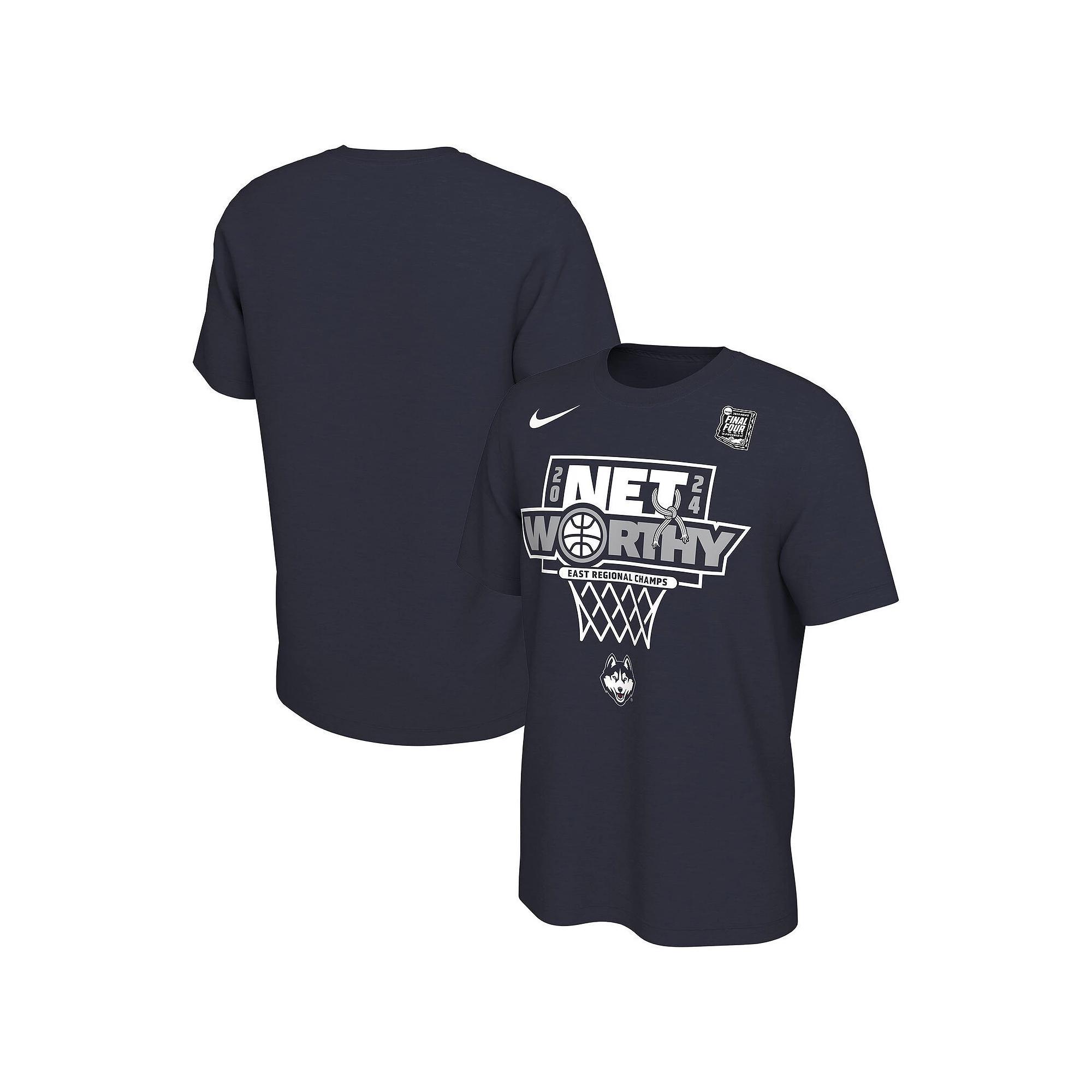 Unisex Nike  Navy UConn Huskies 2024 NCAA Men's Basketball Tournament March Madness Final Four Locker Room T-Shirt, Size: XL, Blue Product Image