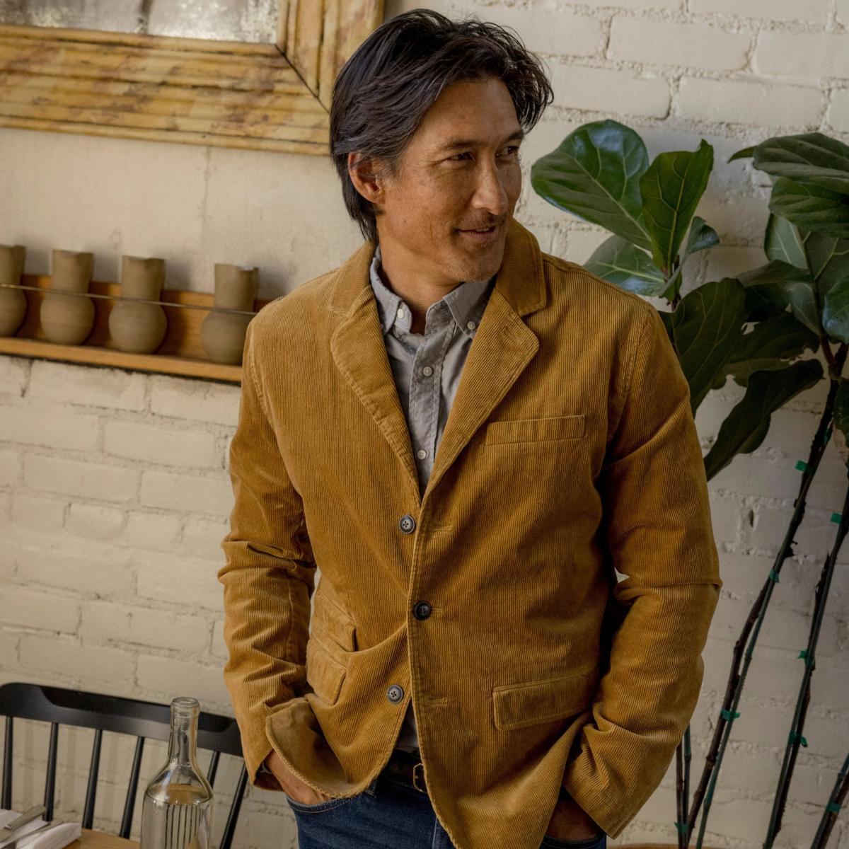 Flemings English Corduroy Blazer Saddle Product Image