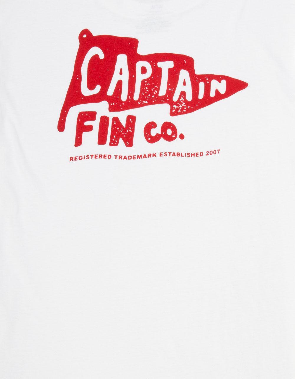 CAPTAIN FIN Pennant Mens Tee - OFF WHITE Product Image