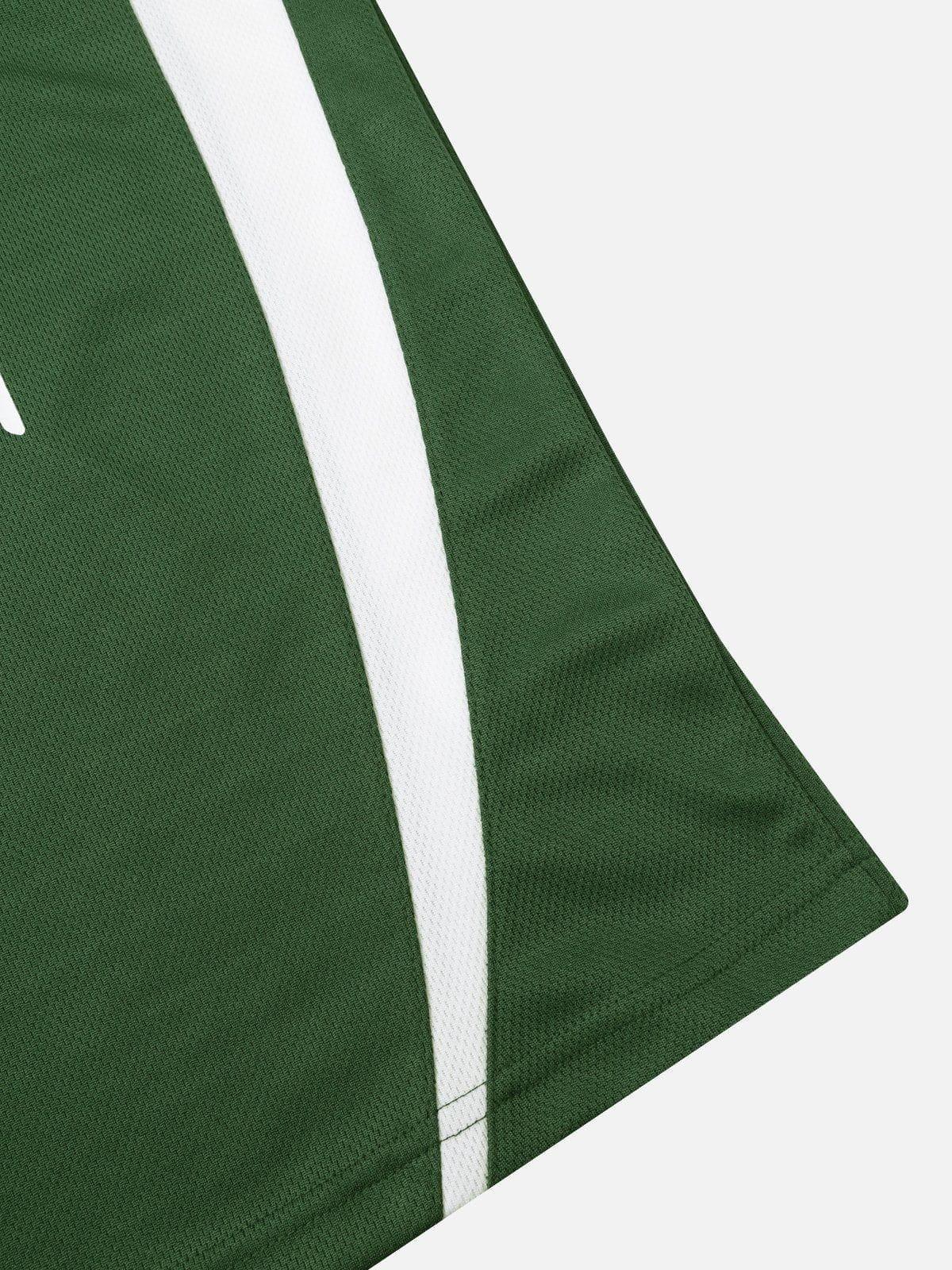 Aelfric Eden Color Blocking Print Soccer Jersey Product Image
